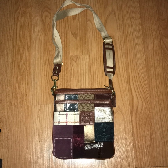 Coach Handbags - Coach patchwork crossbody